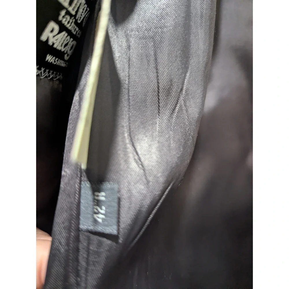 Raleighs Atwood cashmere wool coat size 42 Reg Gray Fabric Made In England  Mens